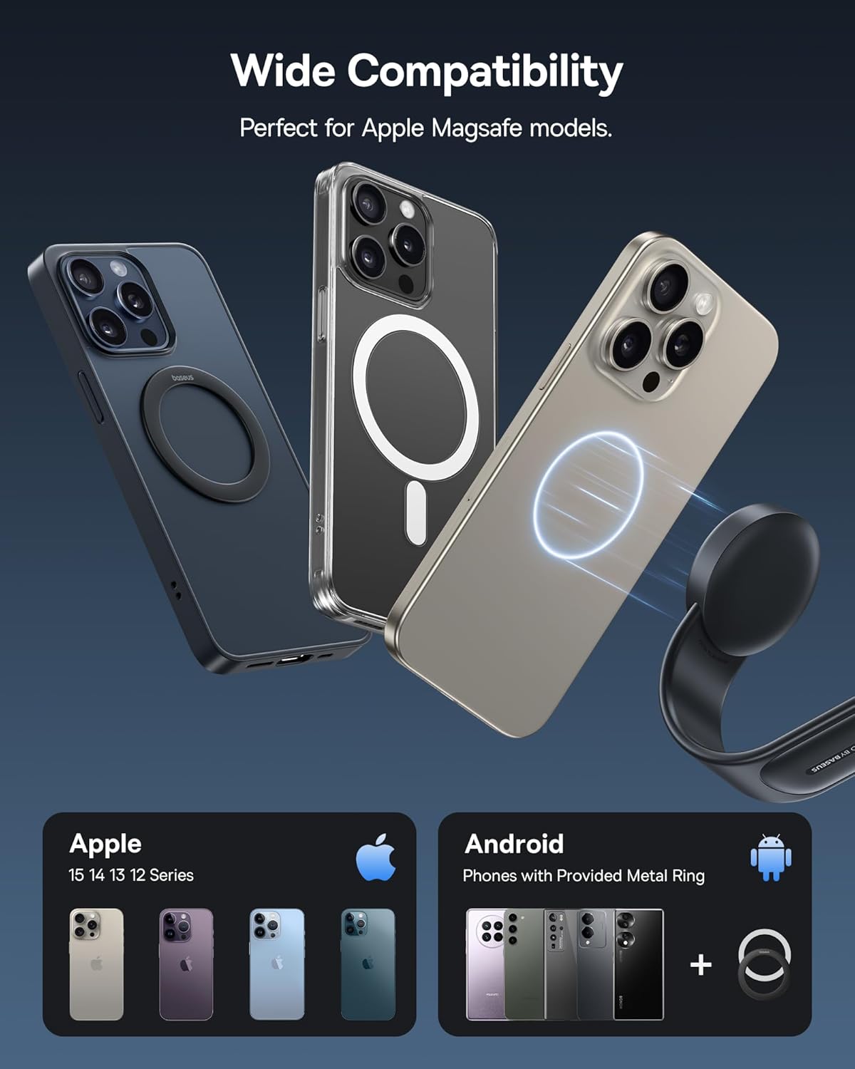 Baseus C02 Go Magnetic Car Phone Holder for Dashboard
