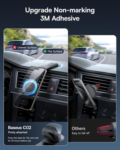 Baseus C02 Go Magnetic Car Phone Holder for Dashboard